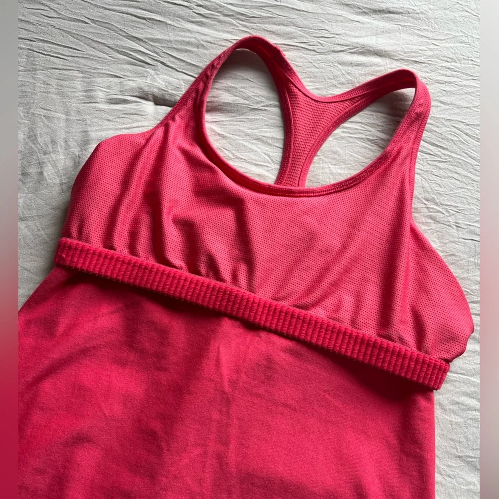 Nike Dri Fit Racerback Athletic Tank Top Built In Bra Womens Size‎ Large